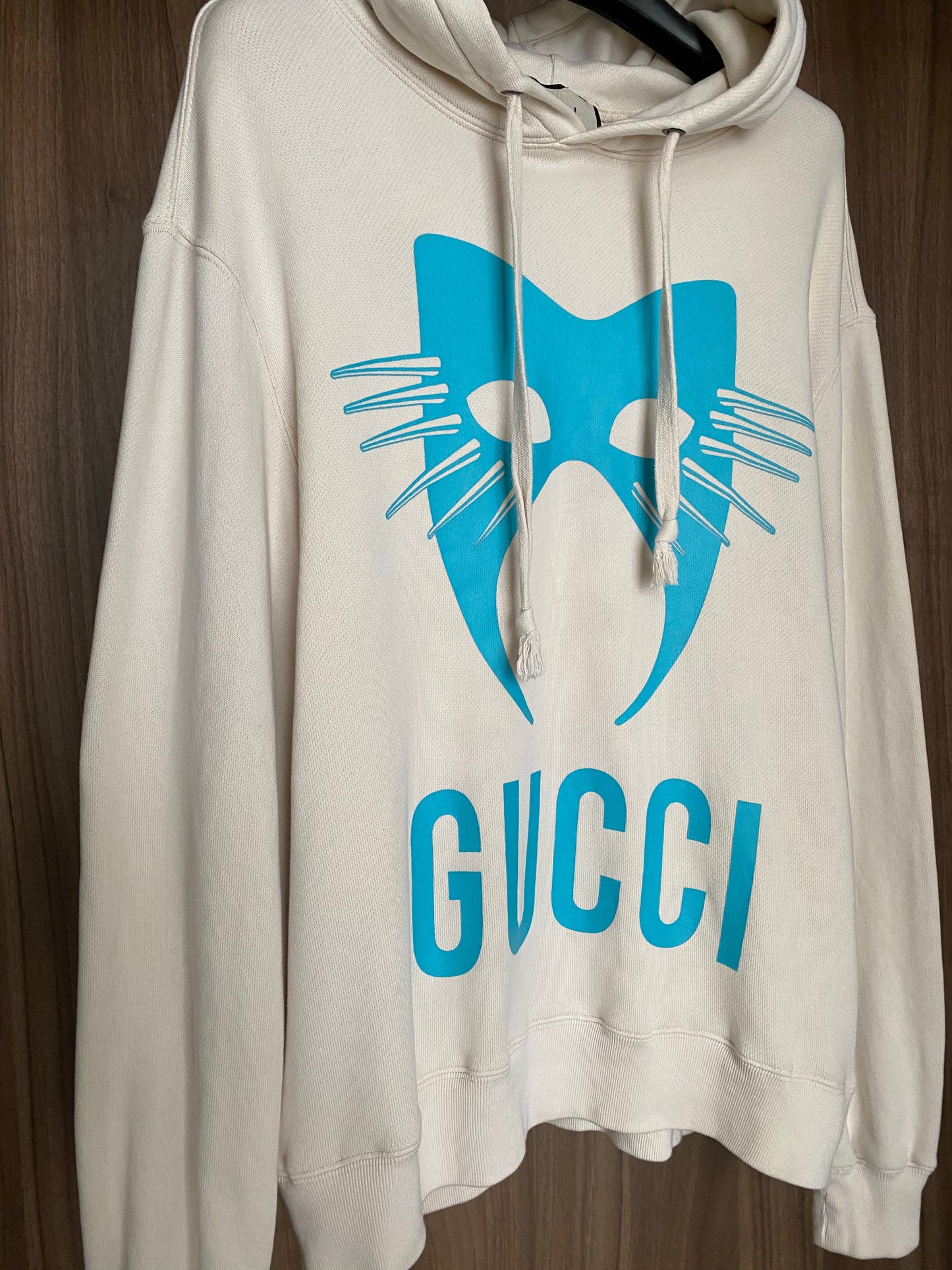 Gucci Ivory Mask Hooded Sweatshirt