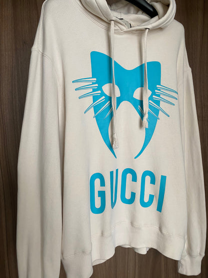 Gucci Ivory Mask Hooded Sweatshirt