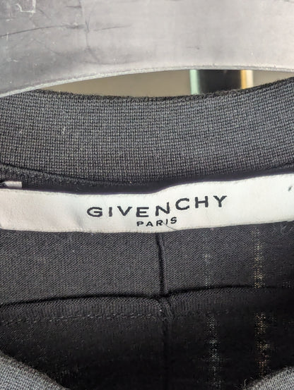 Givenchy Distressed Logo Black Cotton S Oversized