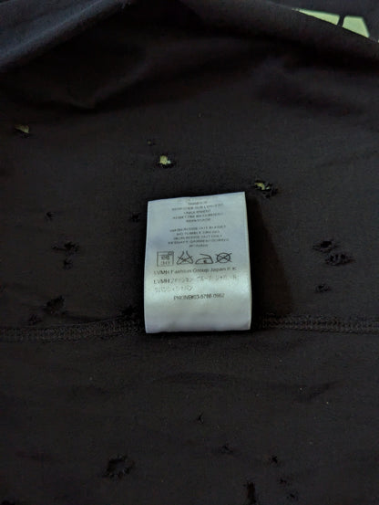 Givenchy Distressed Logo Black Cotton S Oversized