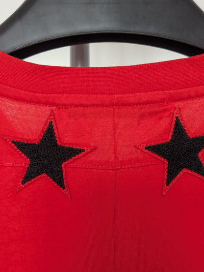 Givenchy 47 Stars Cotton Red T Shirt Medium
