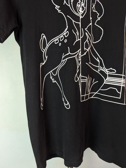 Givenchy Bambi White Outline Print Cotton S Oversized