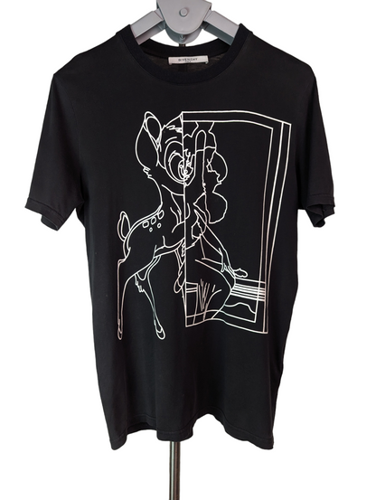 Givenchy Bambi White Outline Print Cotton S Oversized