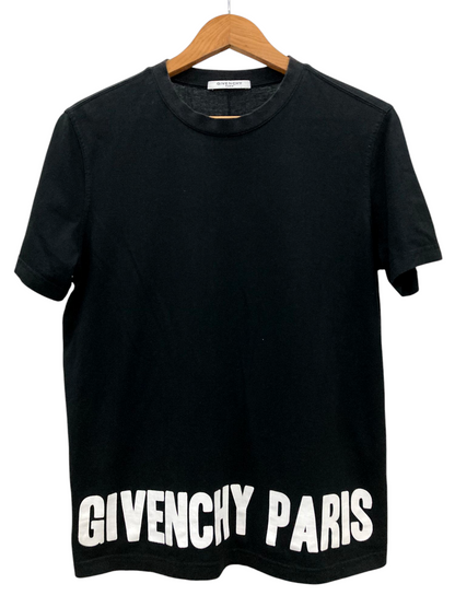 Givenchy Logo Black Cotton T Shirt Xs Cubanfit