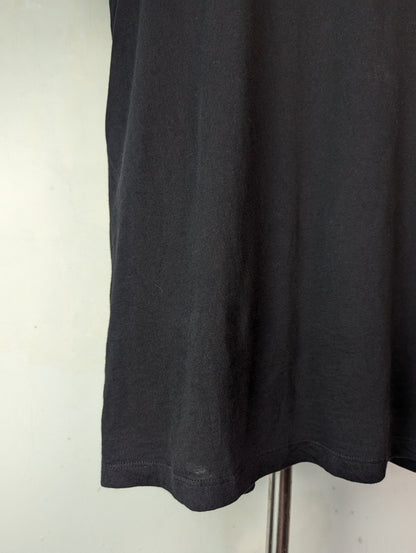 Gucci Logo Signature Black Cotton T Shirt S