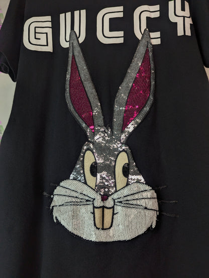 Gucci Crystal Bug Bunny T Shirt Xs