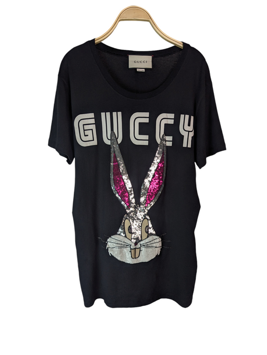 Gucci Crystal Bug Bunny T Shirt Xs