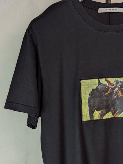 Givenchy Rottweiler Box Embroidery T Shirt Large
