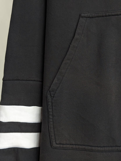 Vintage 00S Burberry Striped Oversized Hoodie Xl