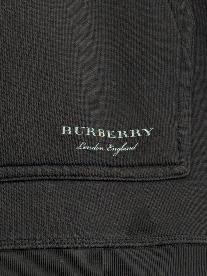 Vintage 00S Burberry Striped Oversized Hoodie Xl