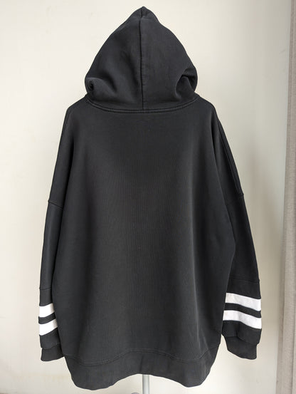Vintage 00S Burberry Striped Oversized Hoodie Xl