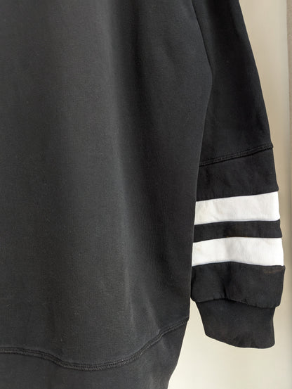 Vintage 00S Burberry Striped Oversized Hoodie Xl