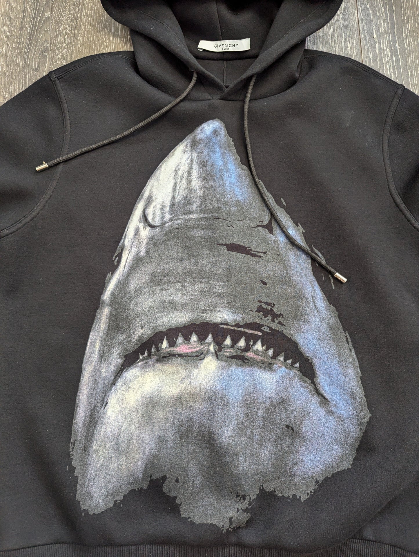 Givenchy Shark Print Cuban Fit Xs Hoodie