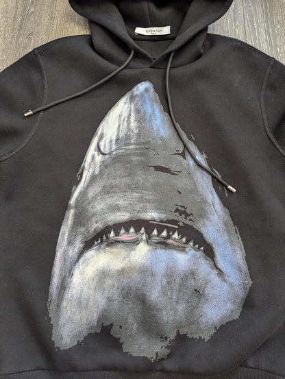 Givenchy Shark Print Cuban Fit Xs Hoodie