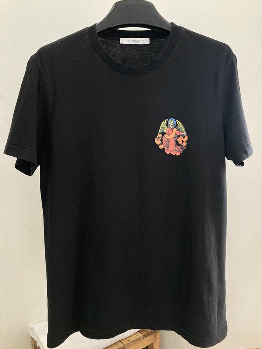 Givenchy Skull Angel Flame T Shirt